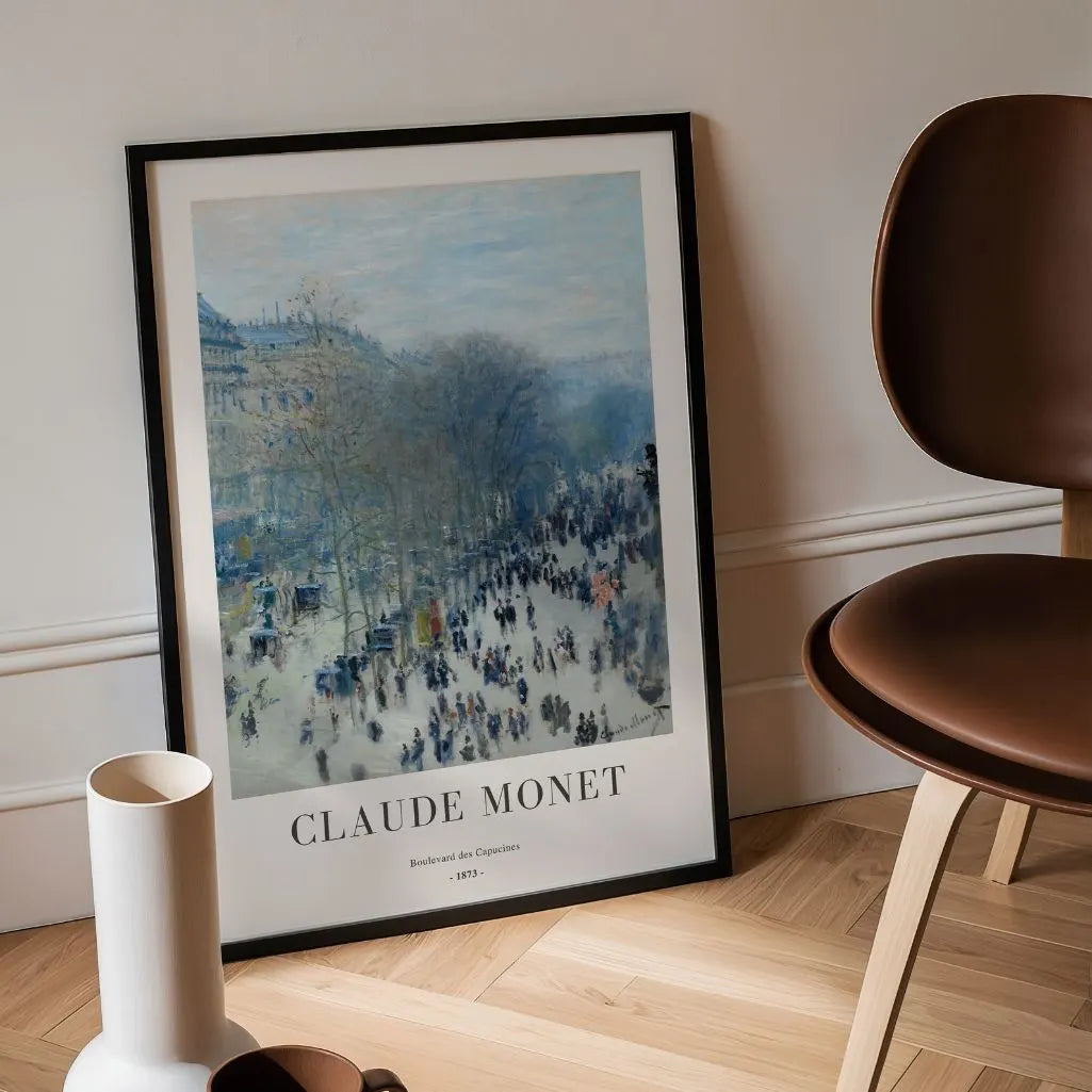 Claude Monet – Boulevard dei Capucines (1873) Poster