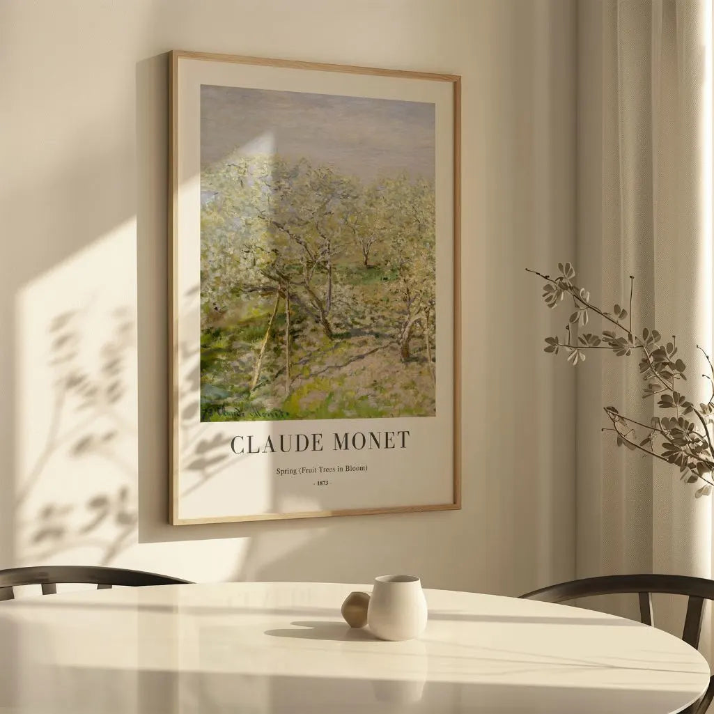 Claude Monet – Primavera (Alberi da frutto in fiore) Poster
