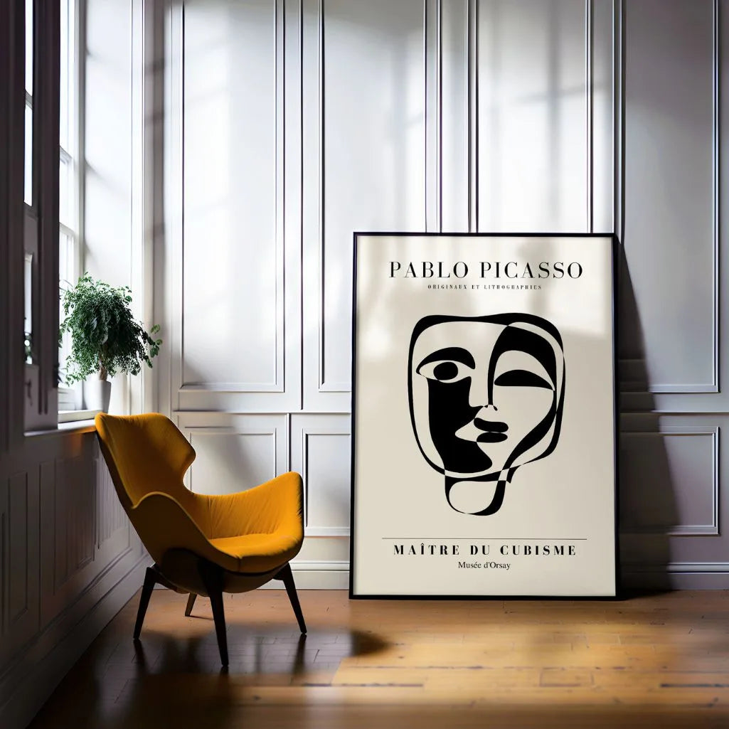 Poster ispirato a Pablo Picasso – Maschera dell’emozione