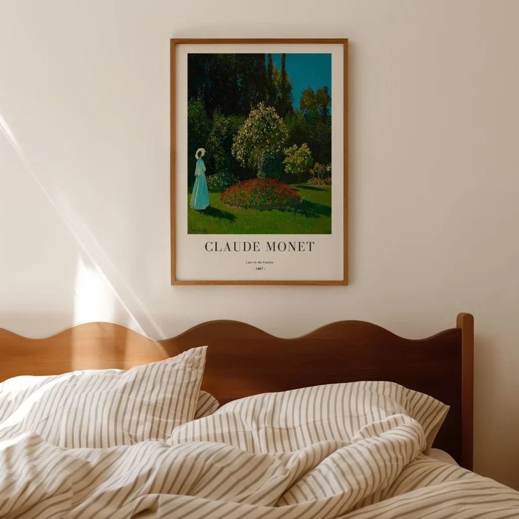 Claude Monet – Signora in giardino Poster