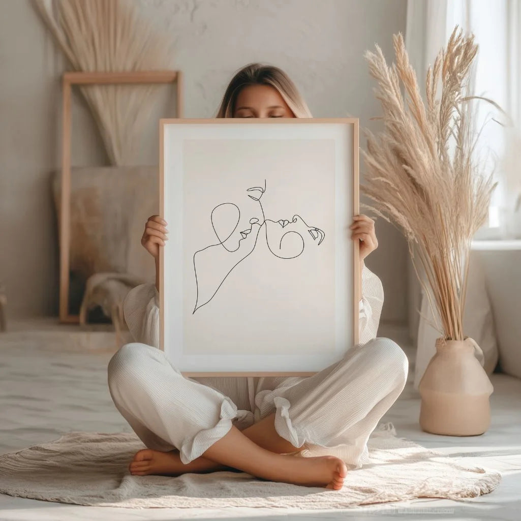 Poster – Volti che si baciano
