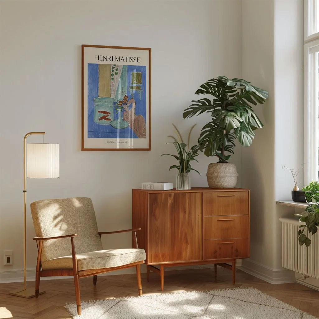 Henri Matisse Poster – Pesci rossi e scultura