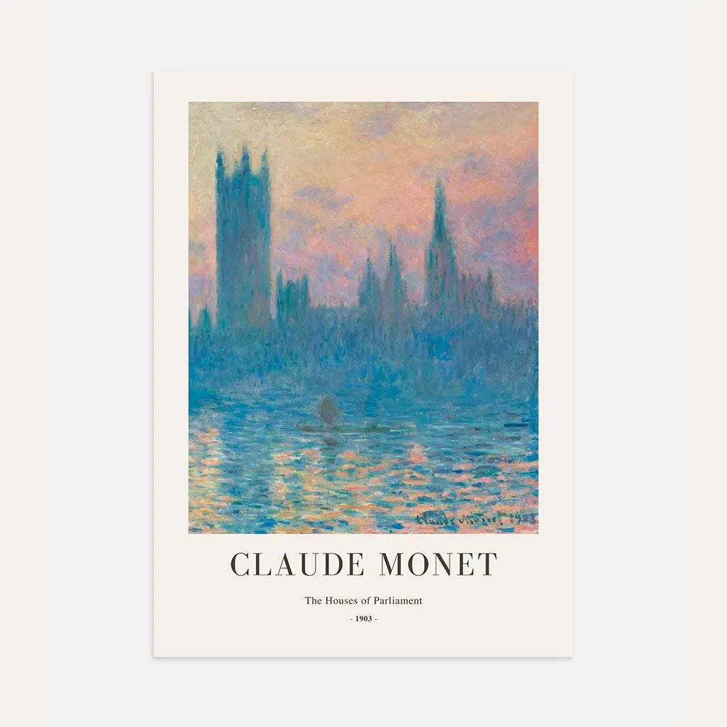 Claude Monet – Il Parlamento di Londra Poster