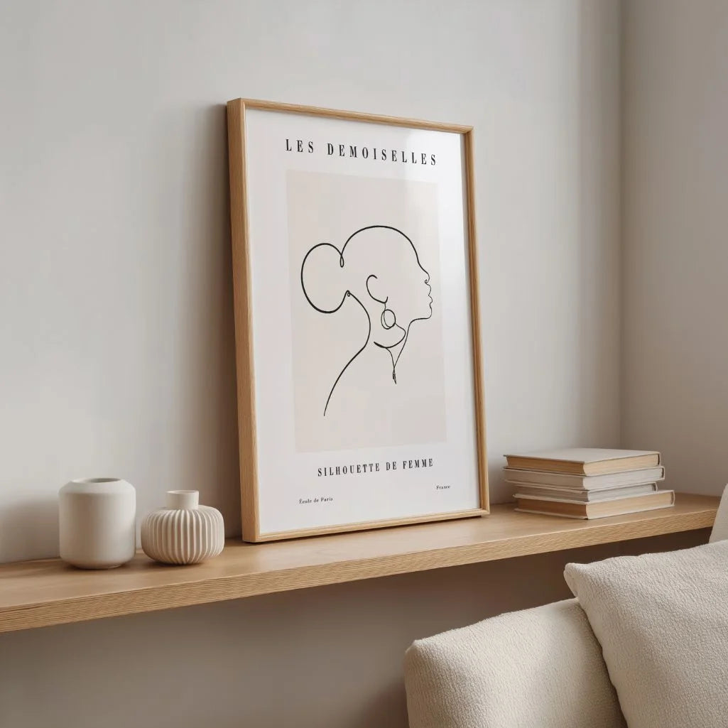 Poster – Profilo femminile