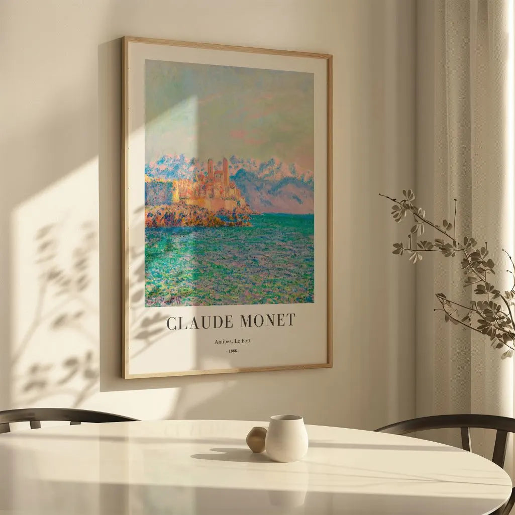 Claude Monet – Antibes, Il Forte Poster
