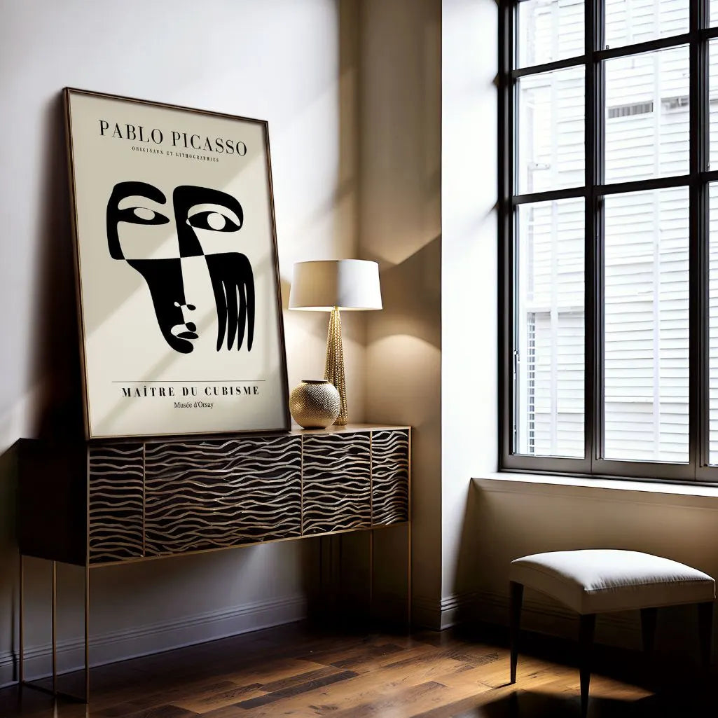 Poster ispirato a Pablo Picasso – Dualità della forma