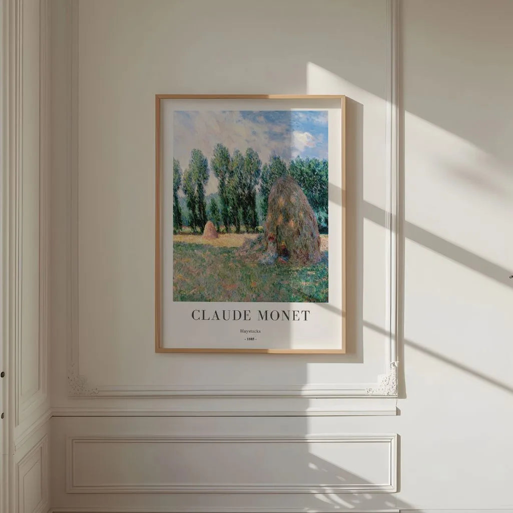 Claude Monet – Covoni di fieno Poster