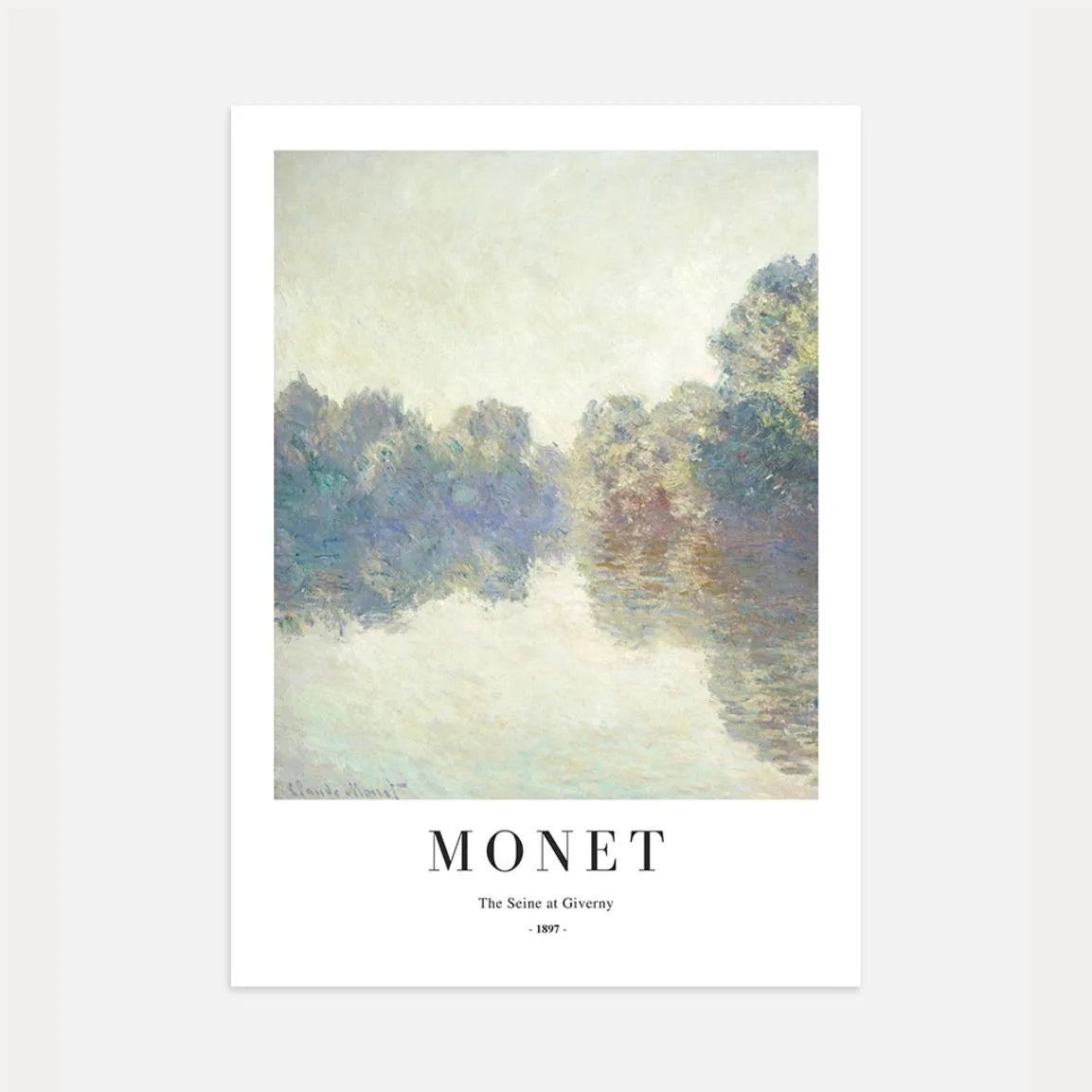 Monet Poster Nebbia