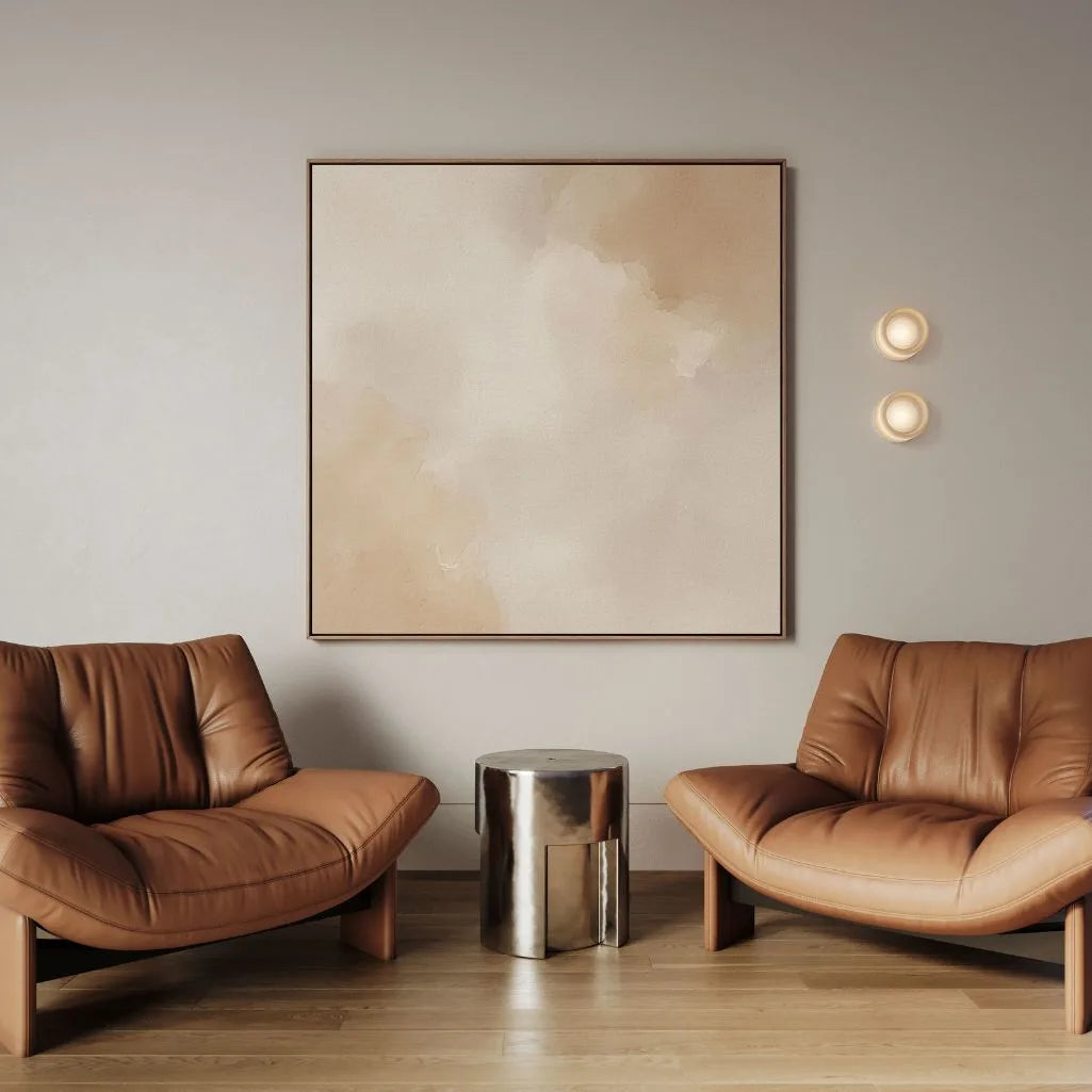 Tela incorniciata – Astratto beige