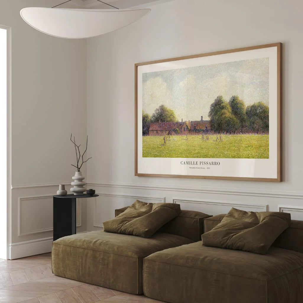 Camille Pissarro – Frutteto di Hampton Court Poster