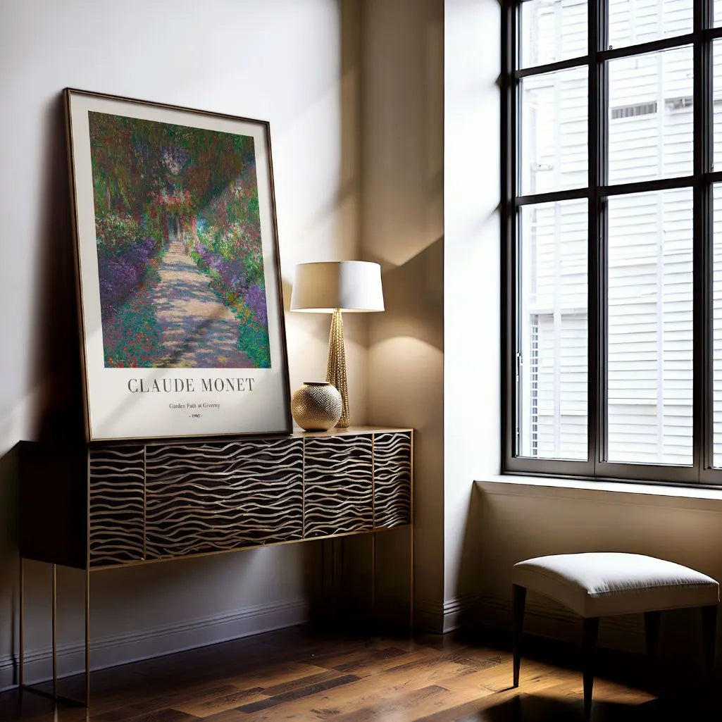 Poster Claude Monet – Sentiero del giardino a Giverny