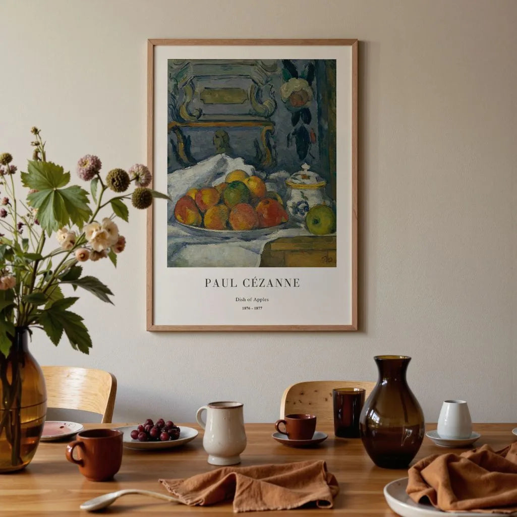 Paul Cézanne – Piatto di mele Poster