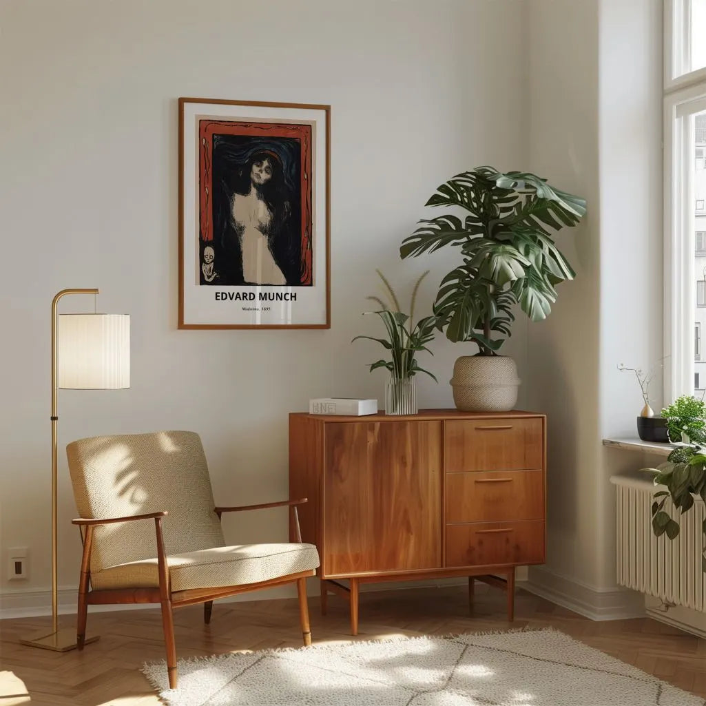 Edvard Munch Madonna 1895 Poster