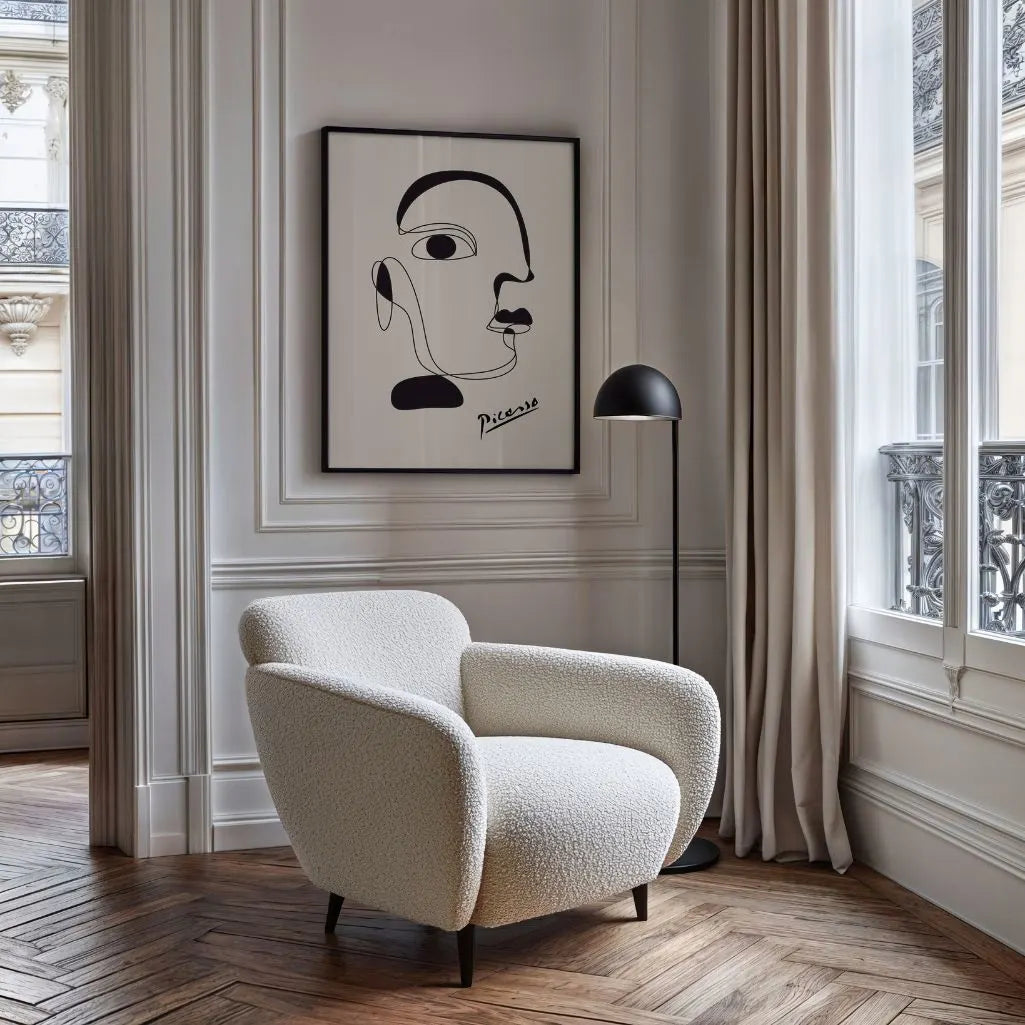 Poster ispirato a Pablo Picasso – Linea del pensiero