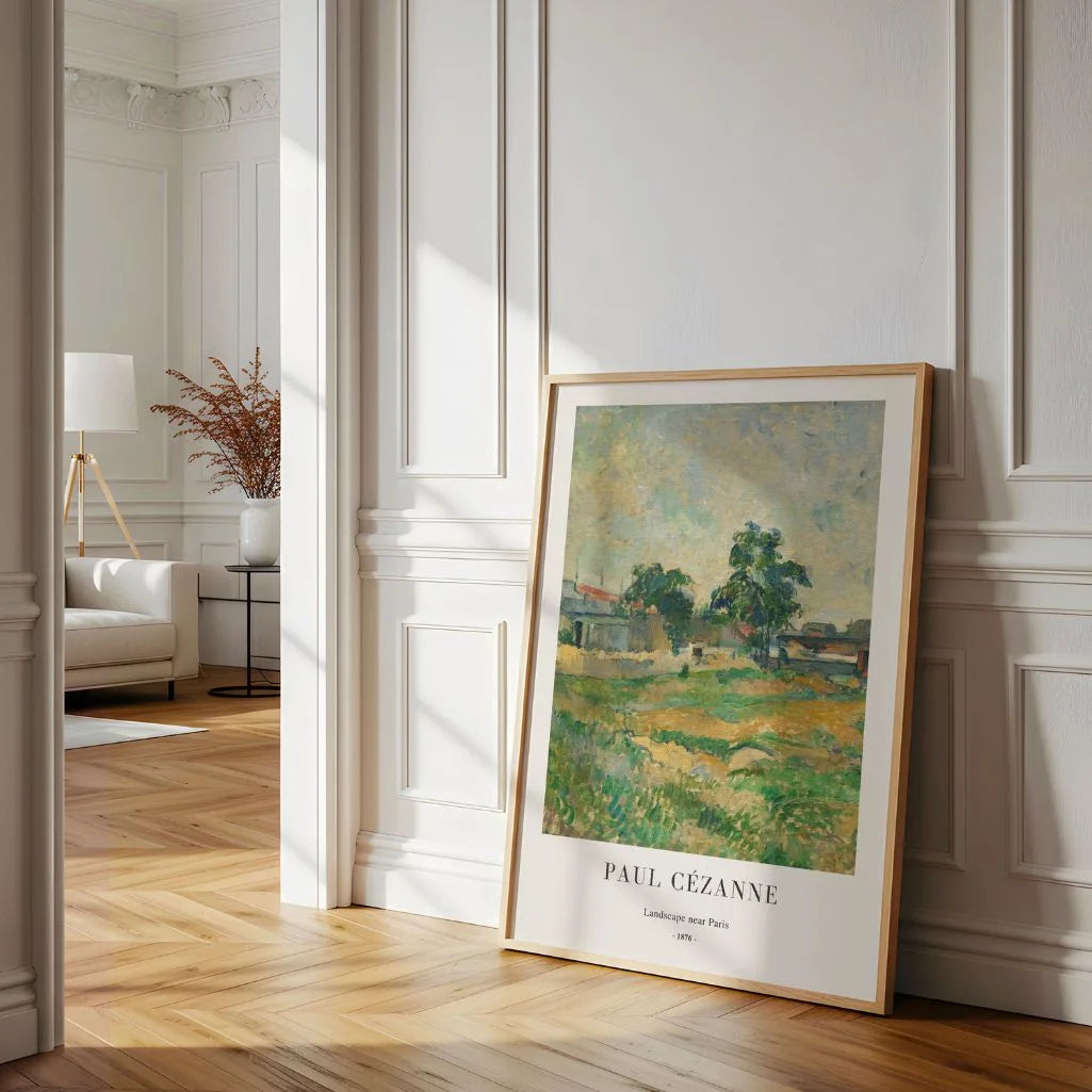 Paul Cézanne – Paesaggio vicino a Parigi Poster