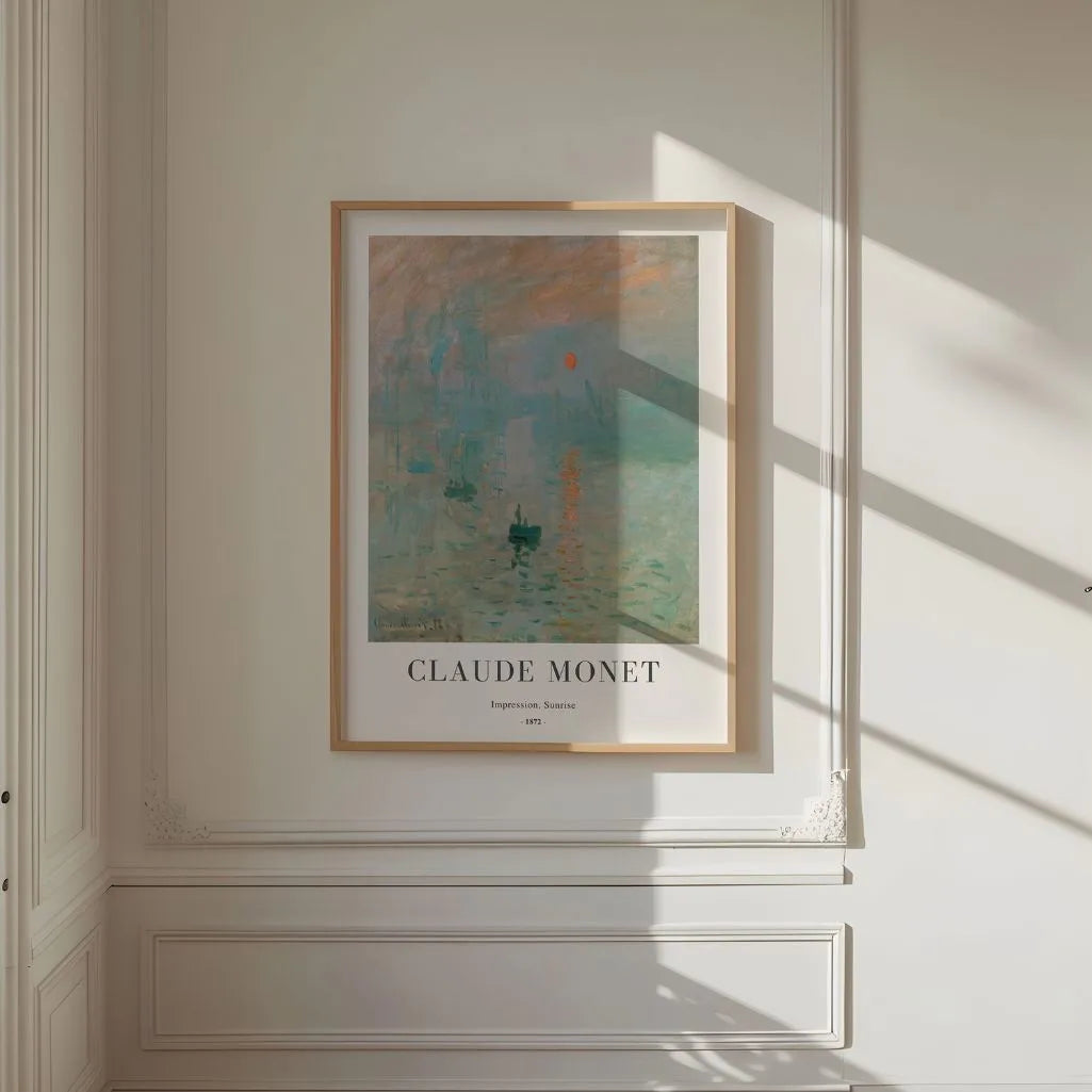 Claude Monet – Impressione, levar del sole Poster
