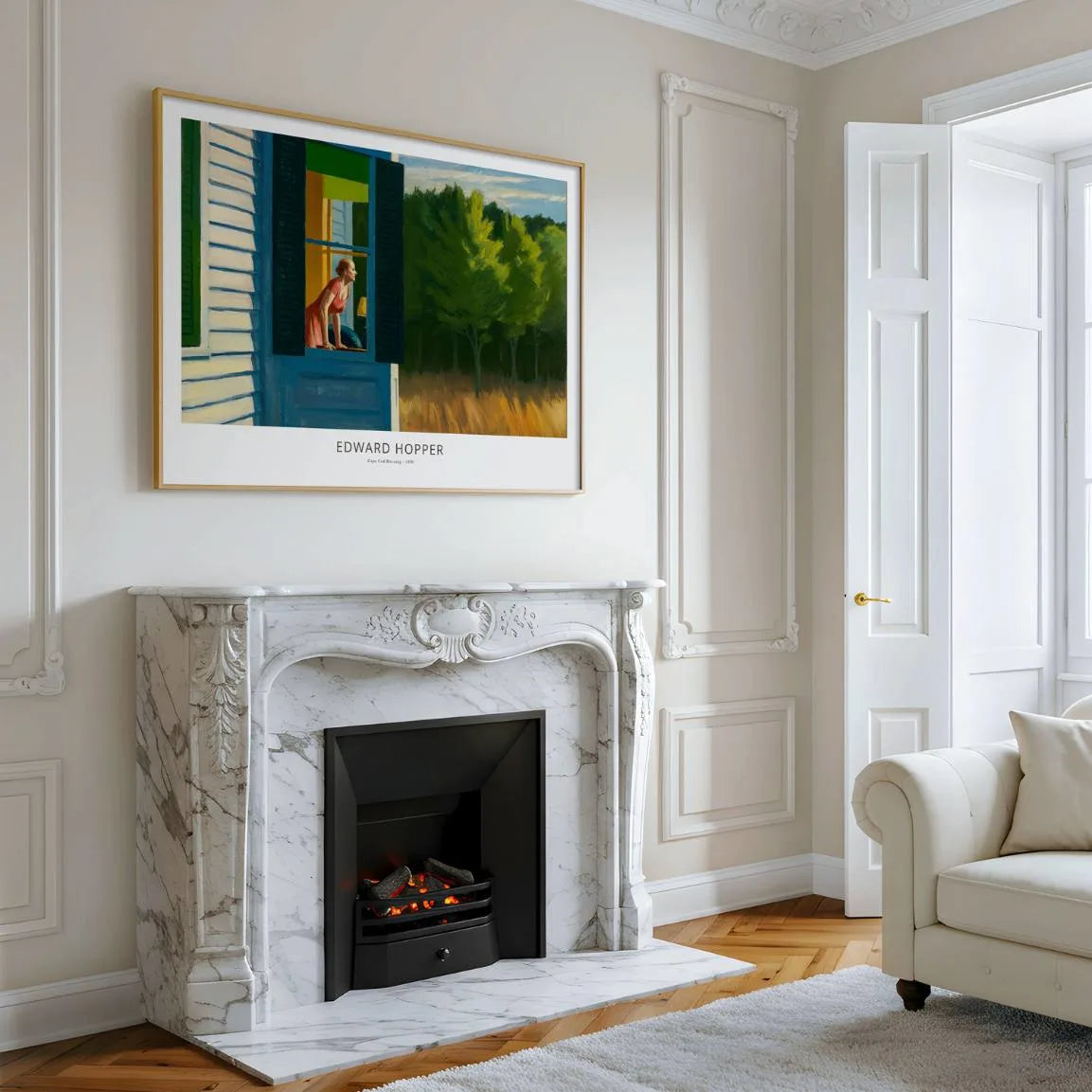 Edward Hopper Cape Cod Morning Horizontal Poster