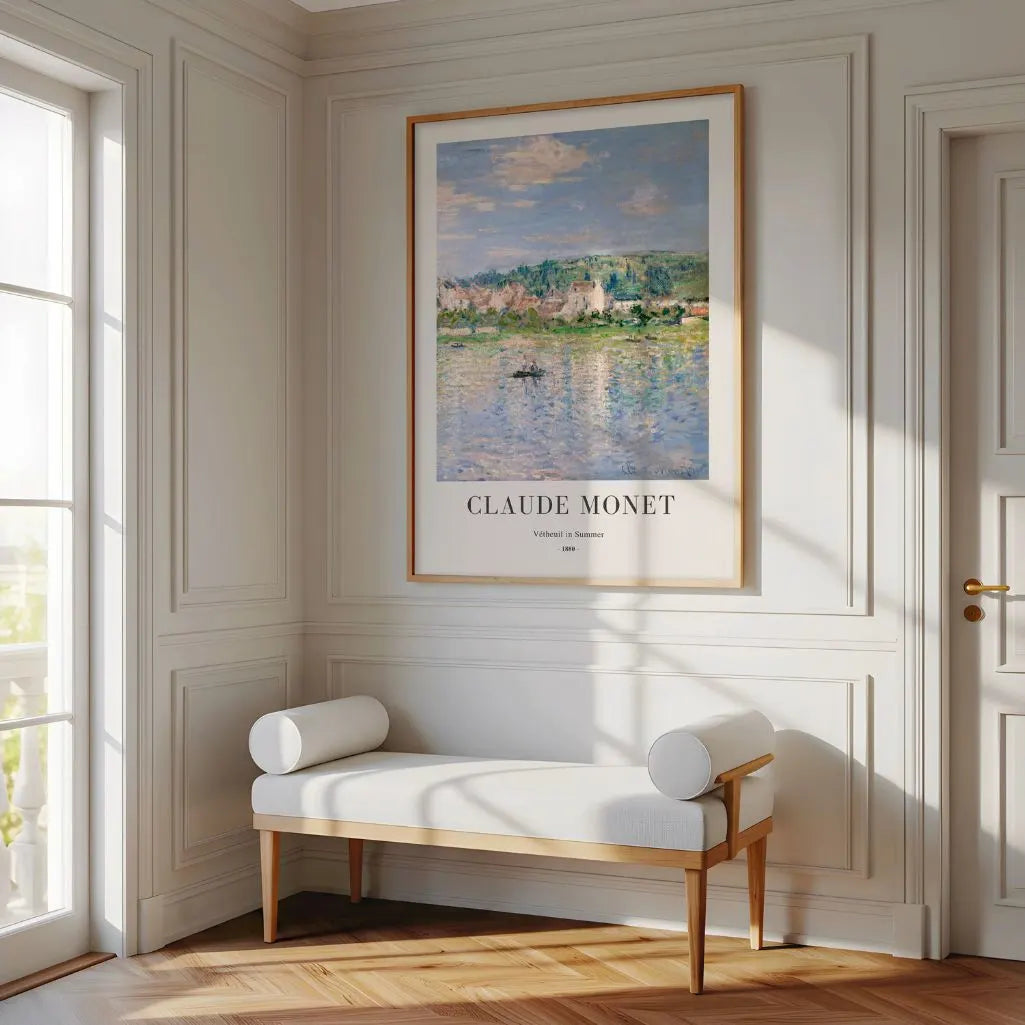 Claude Monet – Vétheuil in estate (1880) Poster