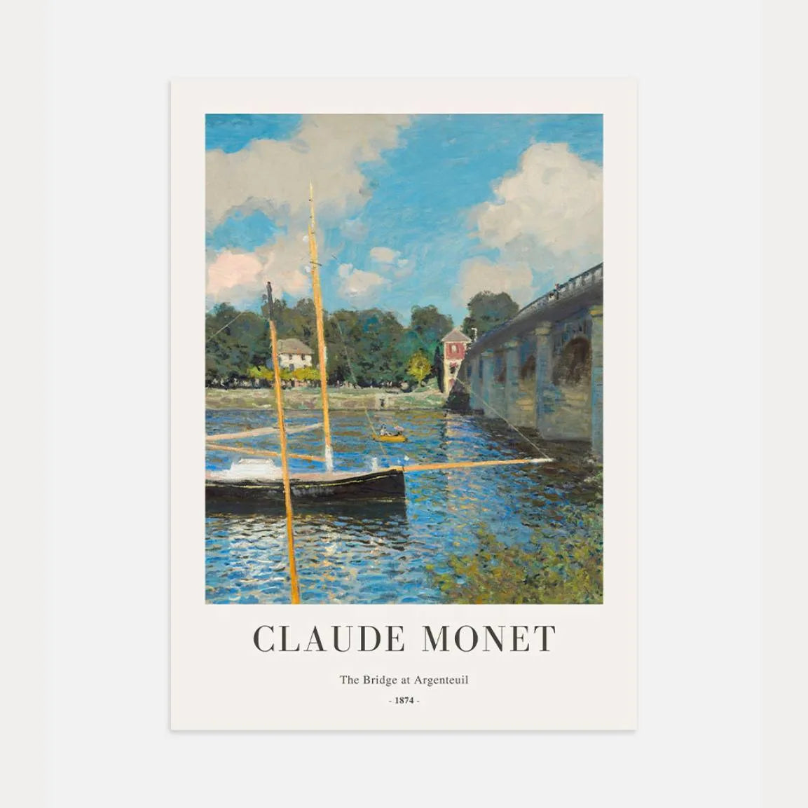 Monet Poster Argenteuil