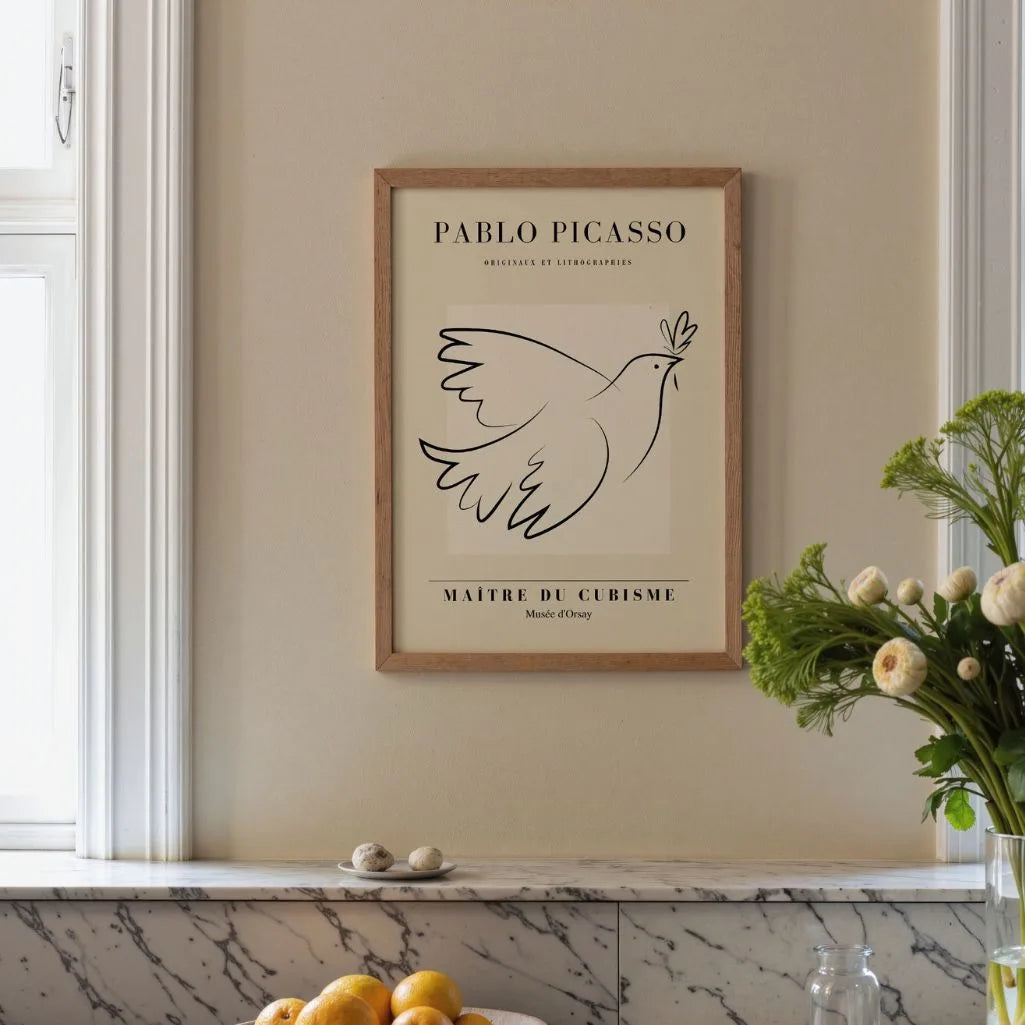 Poster ispirato a Pablo Picasso – Colomba della pace