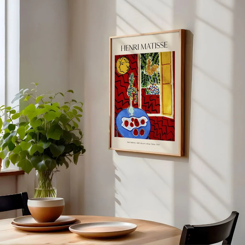Henri Matisse Poster – Interno rosso
