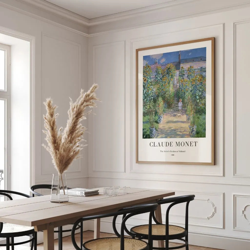 Claude Monet – Il giardino dell’artista a Vétheuil Poster