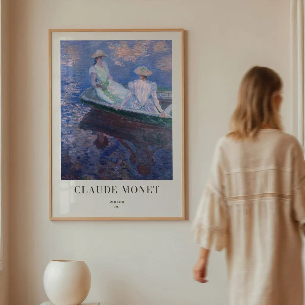 Claude Monet – In barca (1887) Poster