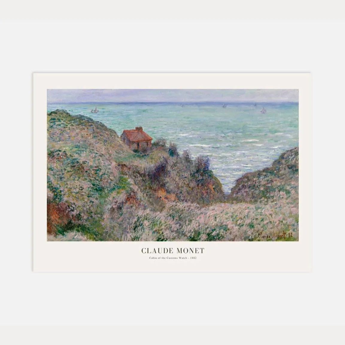 Poster Claude Monet – Capanna dei doganieri