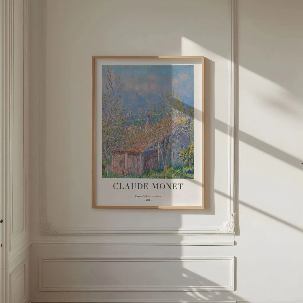 Claude Monet – Casa del giardiniere ad Antibes (1888) Poster
