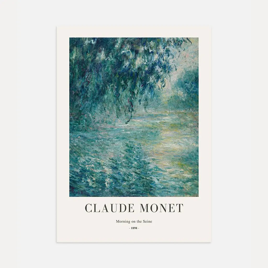 Claude Monet – Mattino sulla Senna (1898) Poster