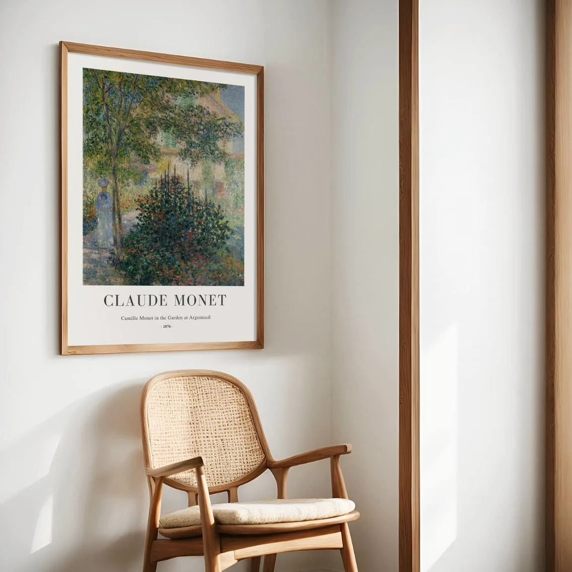 Poster Claude Monet – Camille nel giardino