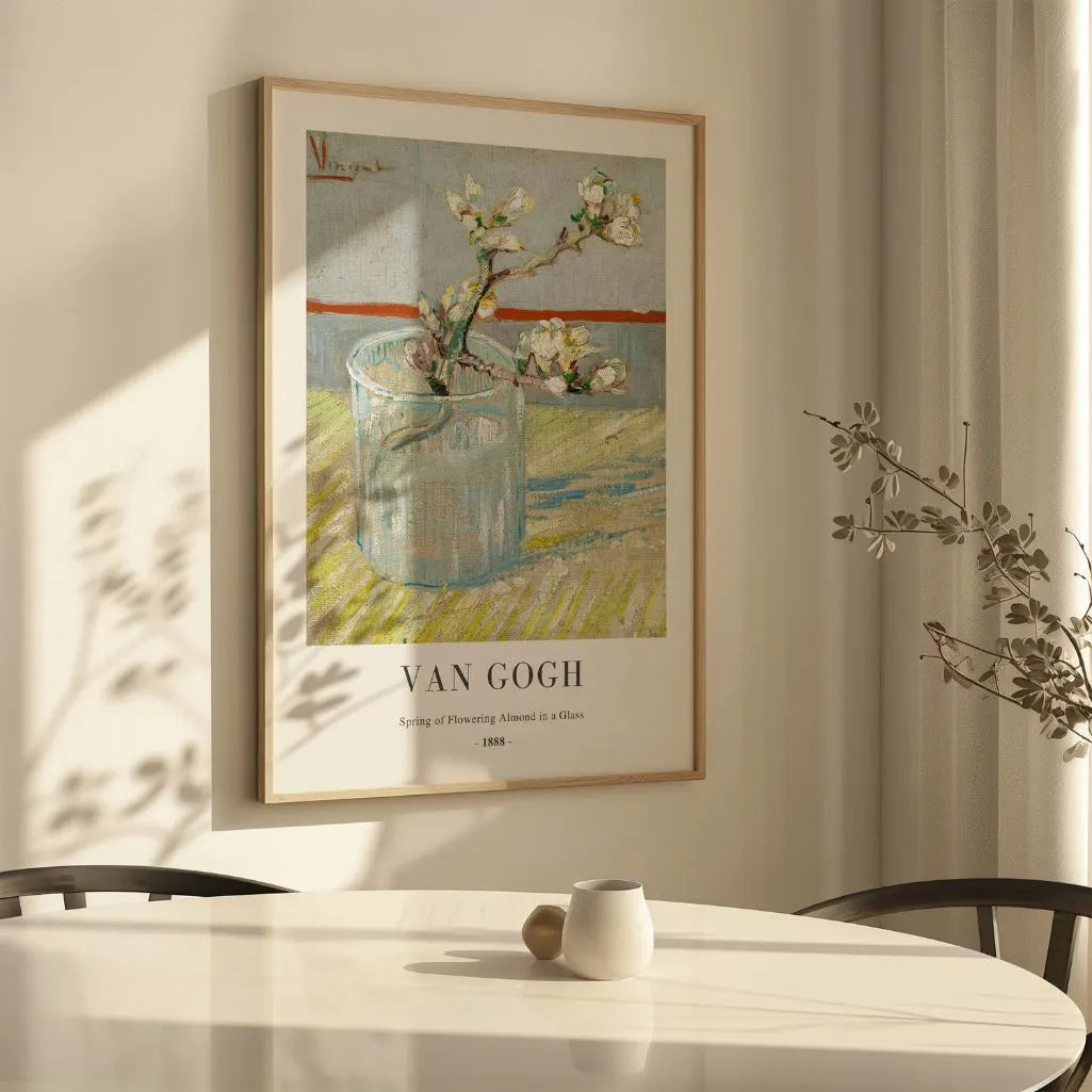 Poster Vincent van Gogh – Mandorlo in fiore in un bicchiere