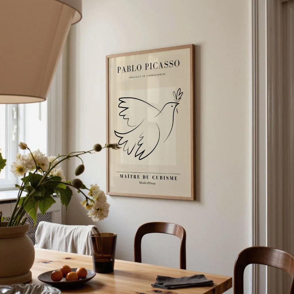 Poster ispirato a Pablo Picasso – Colomba della pace