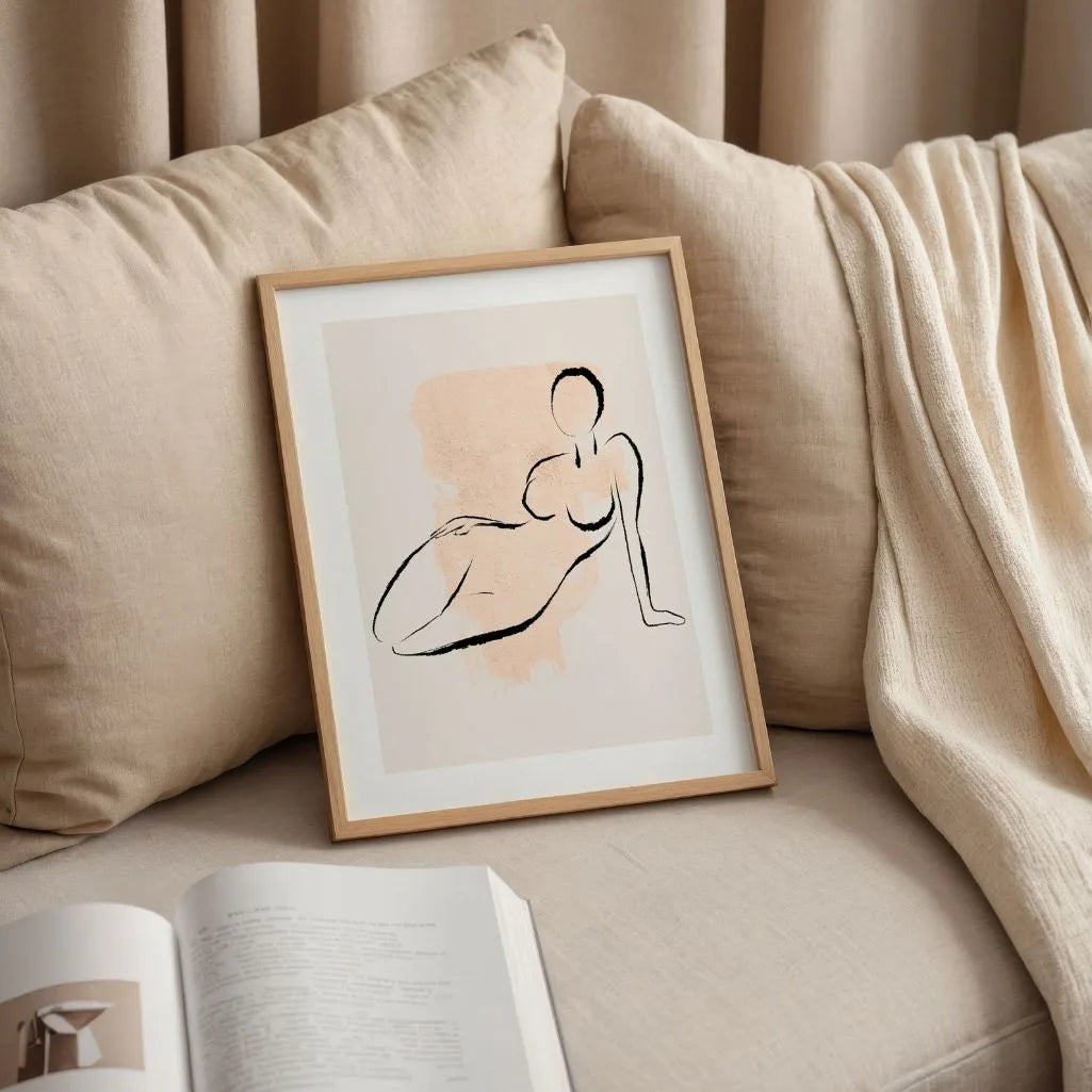 Poster – Forma femminile lineare