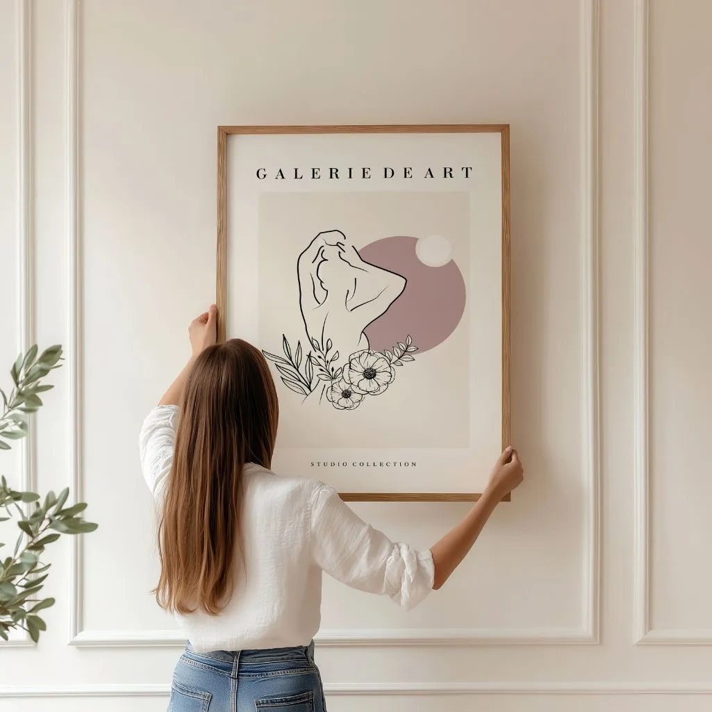 Poster – Silhouette floreale