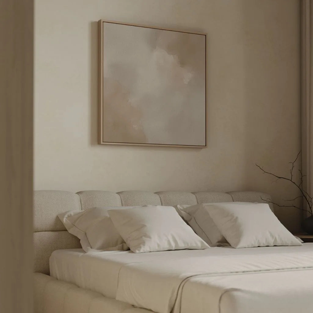 Tela incorniciata – Astratto beige