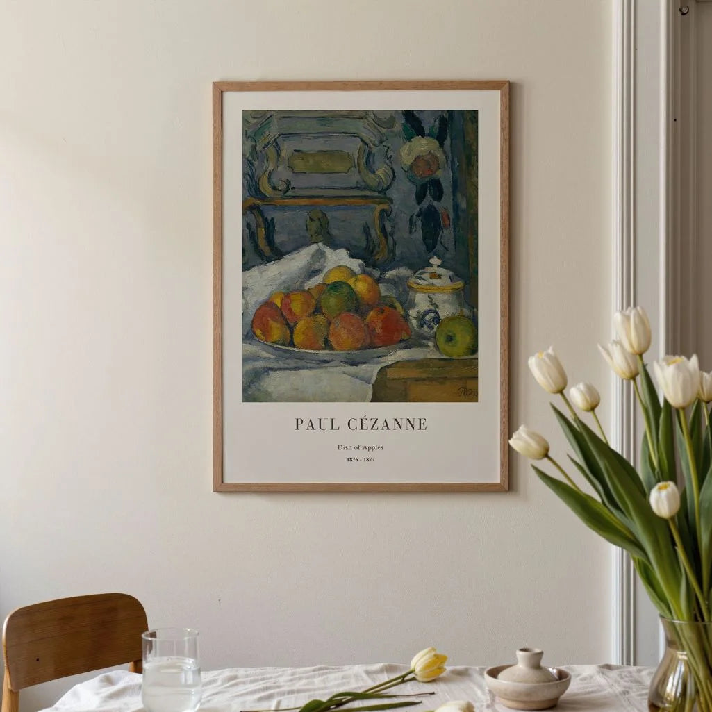 Paul Cézanne – Piatto di mele Poster