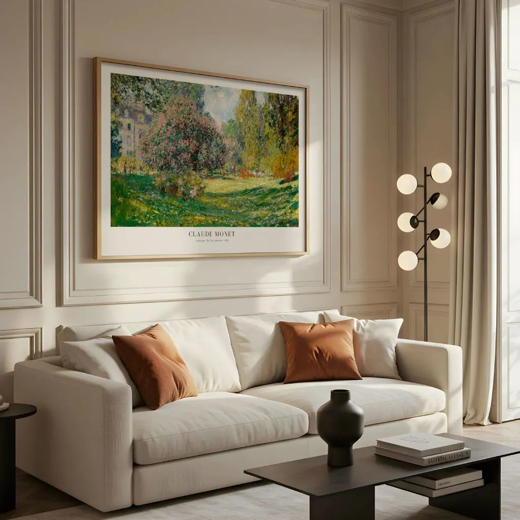 Poster Claude Monet – Primavera al Parc Monceau