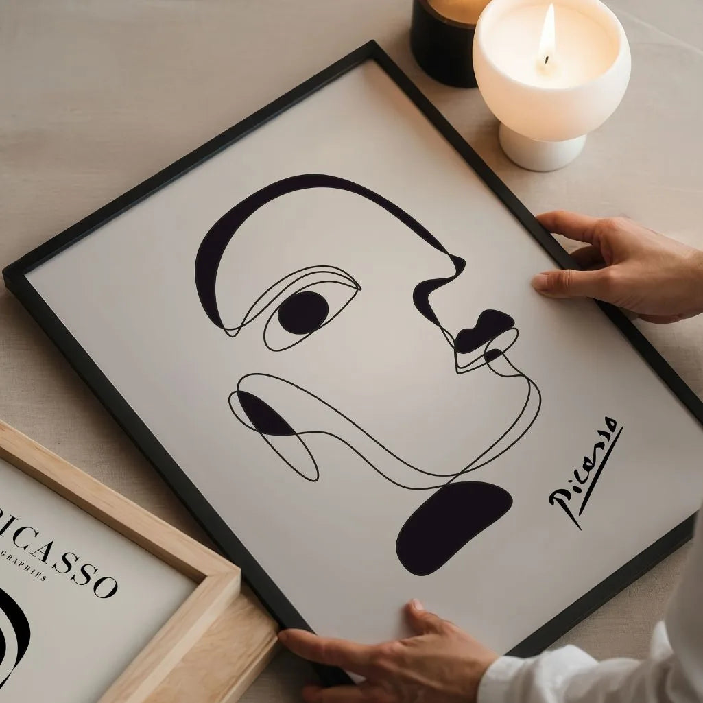Poster ispirato a Pablo Picasso – Linea del pensiero