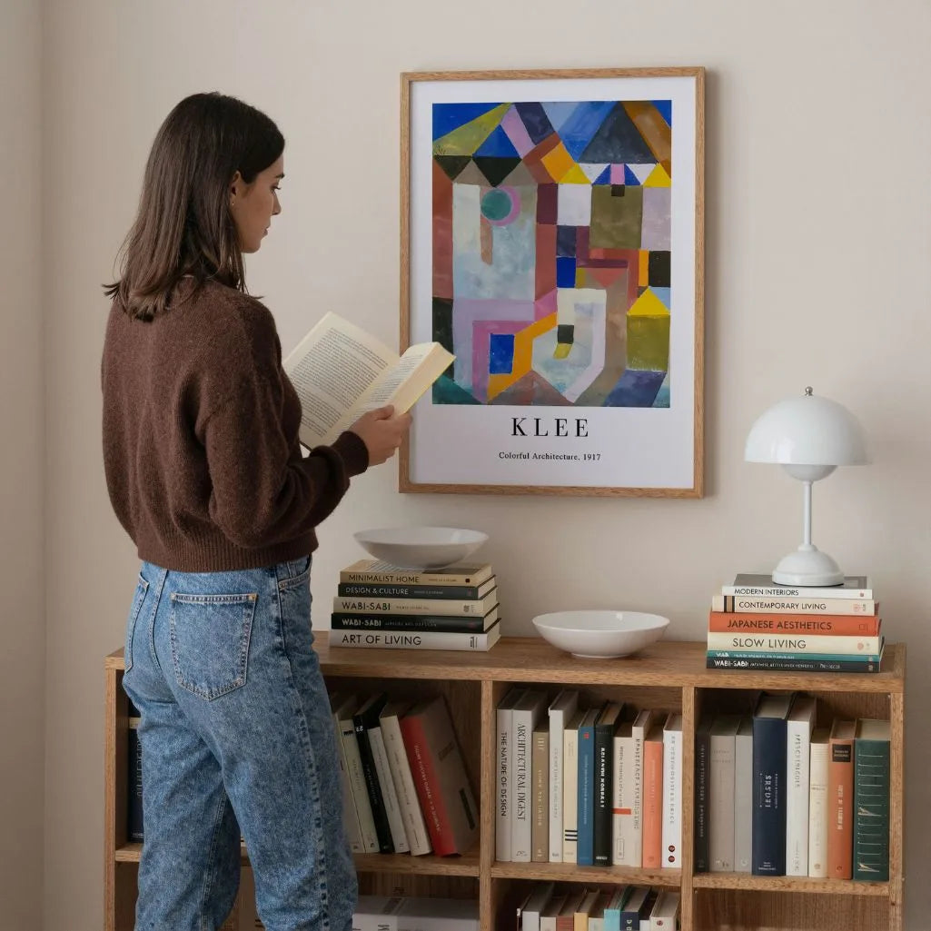 Paul Klee Colorful Architecture Poster