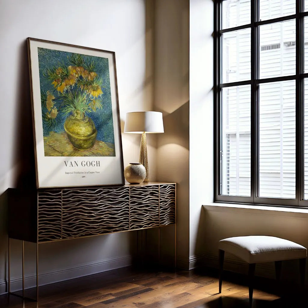Poster Vincent van Gogh – Fritillarie imperiali in vaso di rame