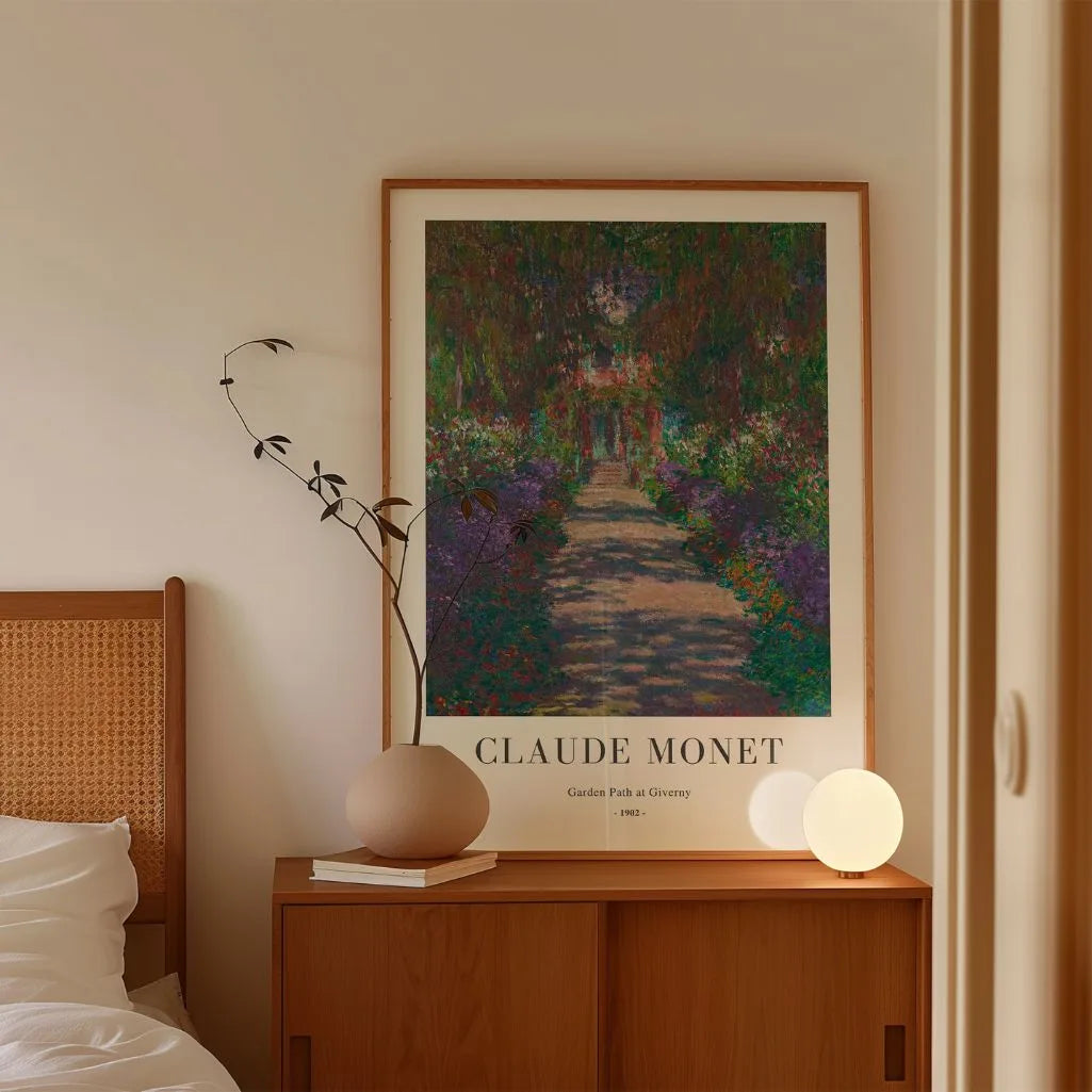 Poster Claude Monet – Sentiero del giardino a Giverny