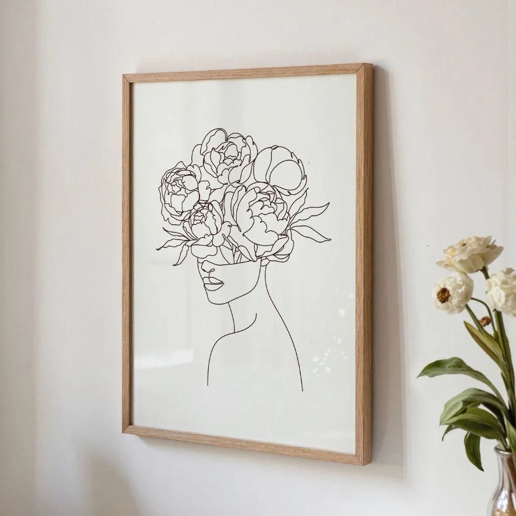 Poster – Pensiero floreale