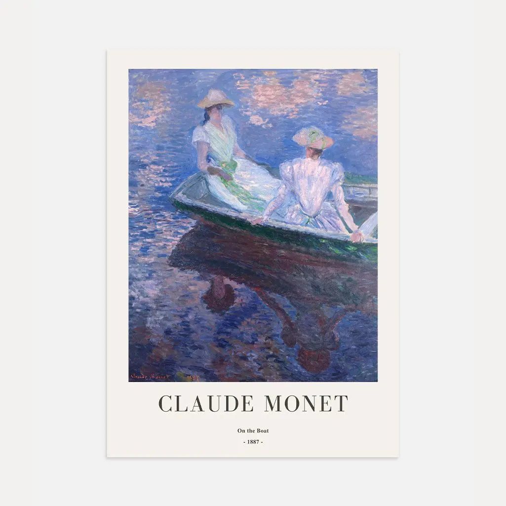 Claude Monet – In barca (1887) Poster