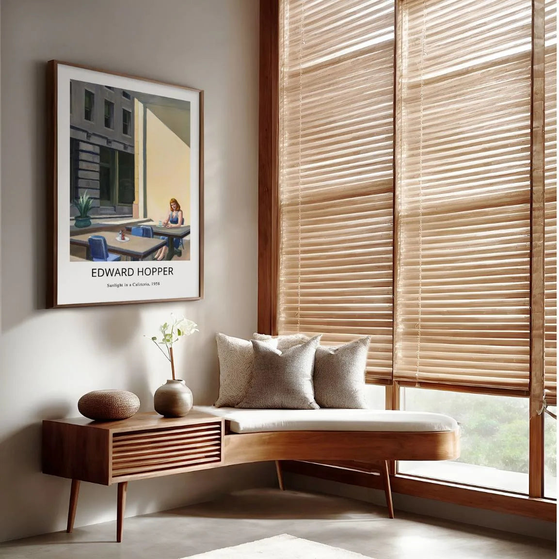 Edward Hopper Cafeteria Morning Light Poster