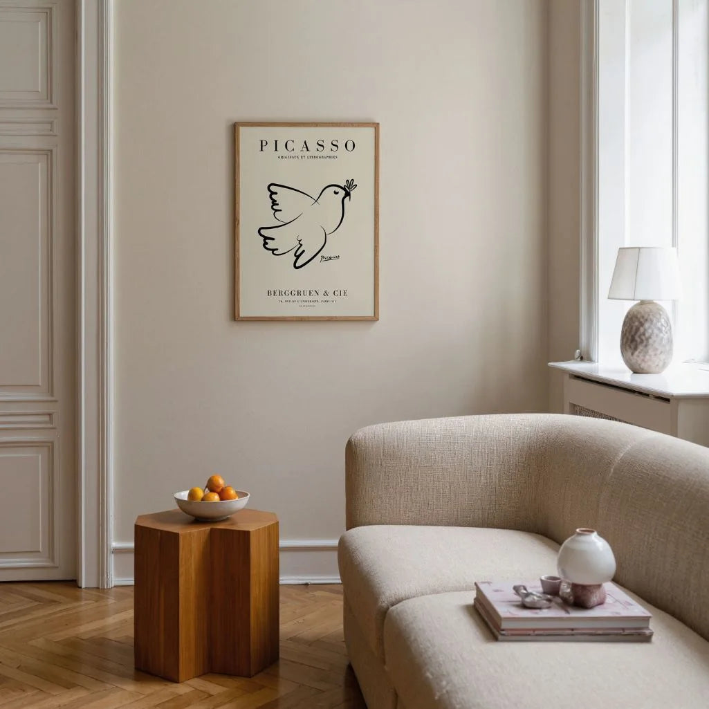 Poster ispirato a Pablo Picasso – Colomba della speranza