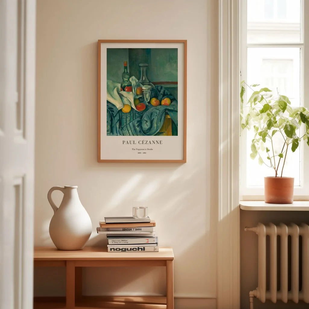 Paul Cézanne – La Bottiglia di menta piperita Poster