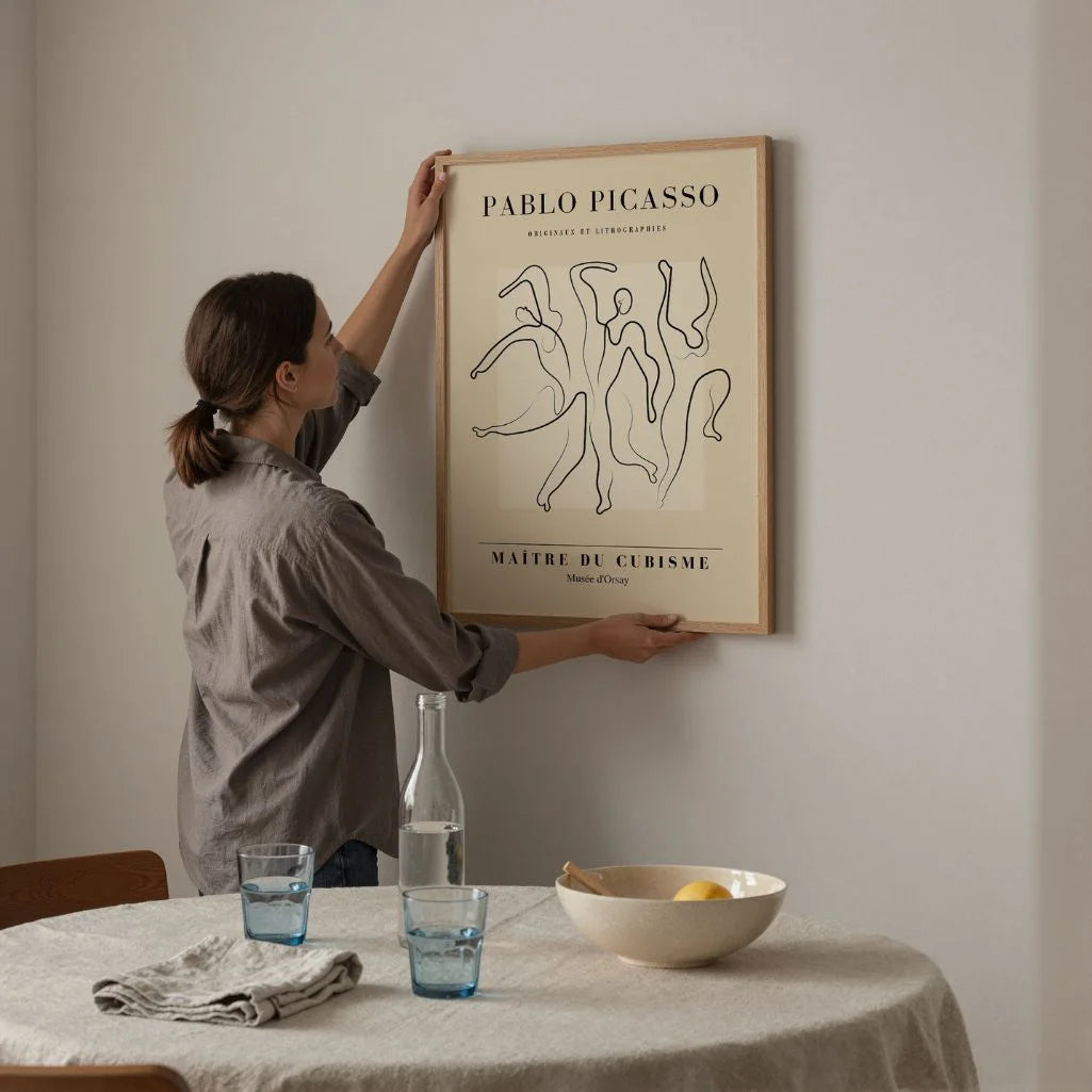Poster ispirato a Pablo Picasso – Danza delle forme