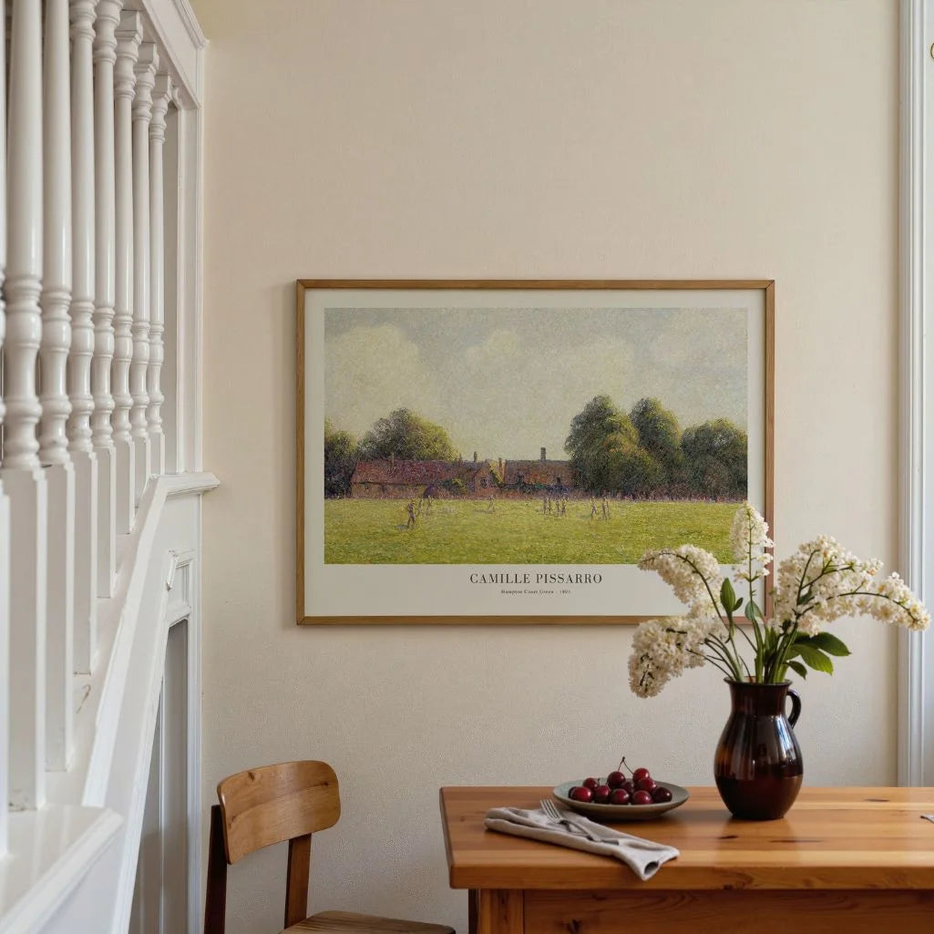 Camille Pissarro – Frutteto di Hampton Court Poster