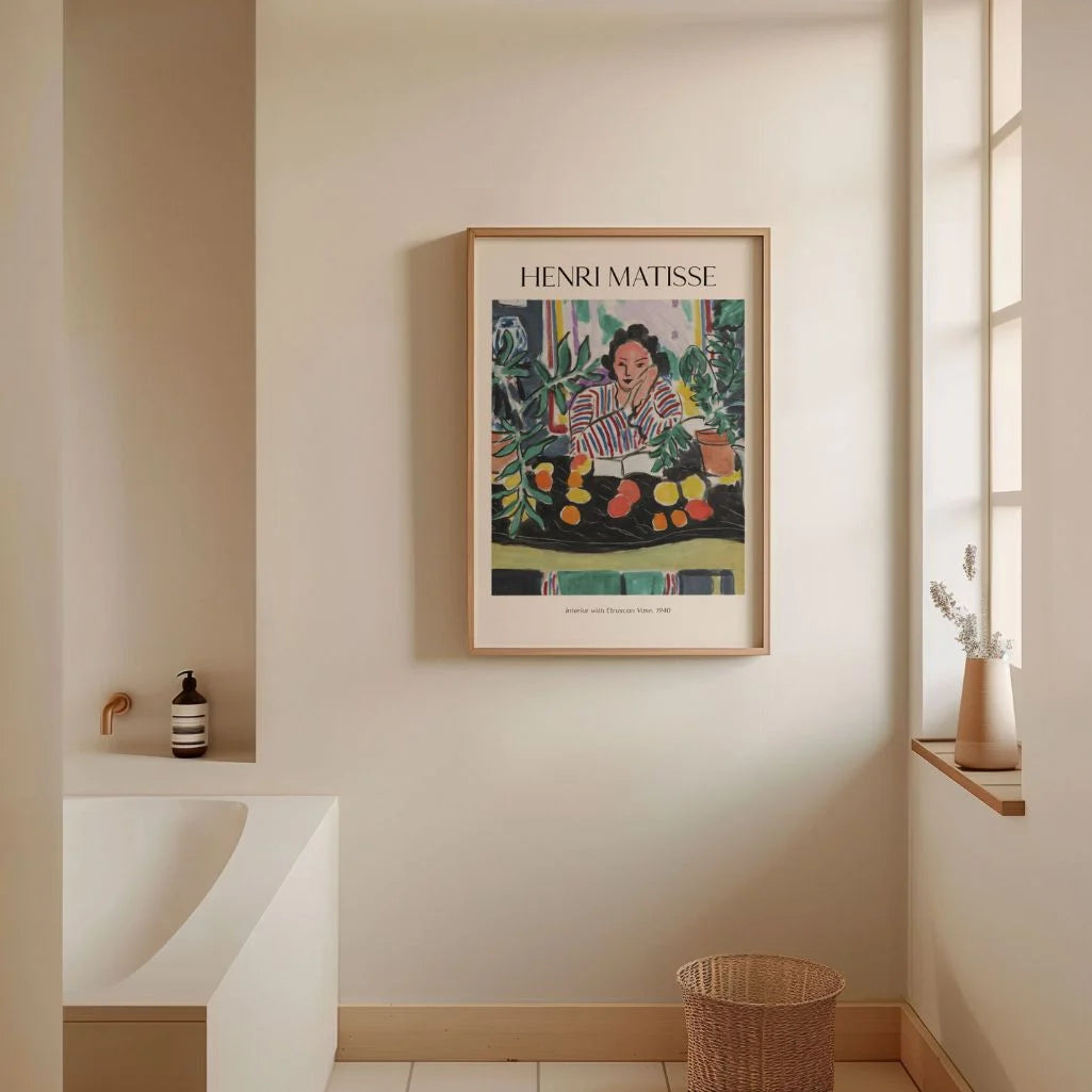 Henri Matisse Poster – Interno con vaso etrusco